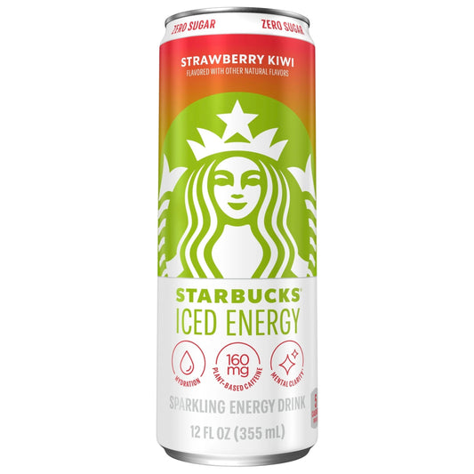 Starbucks Iced Energy Strawberry Kiwi Zero Sugar (355ml)