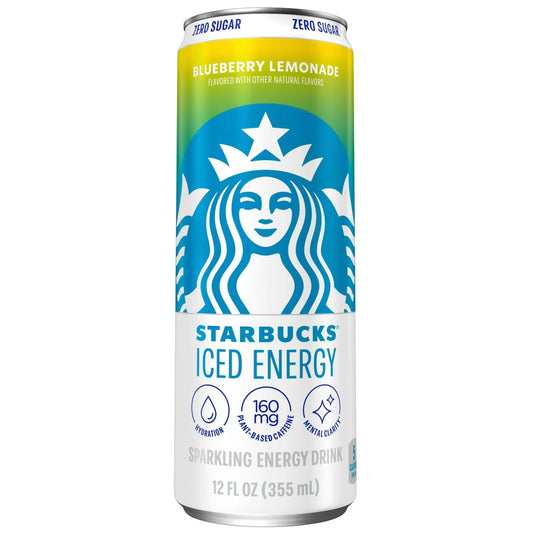 Starbucks Iced Energy Blueberry Lemonade Zero Sugar (355ml)