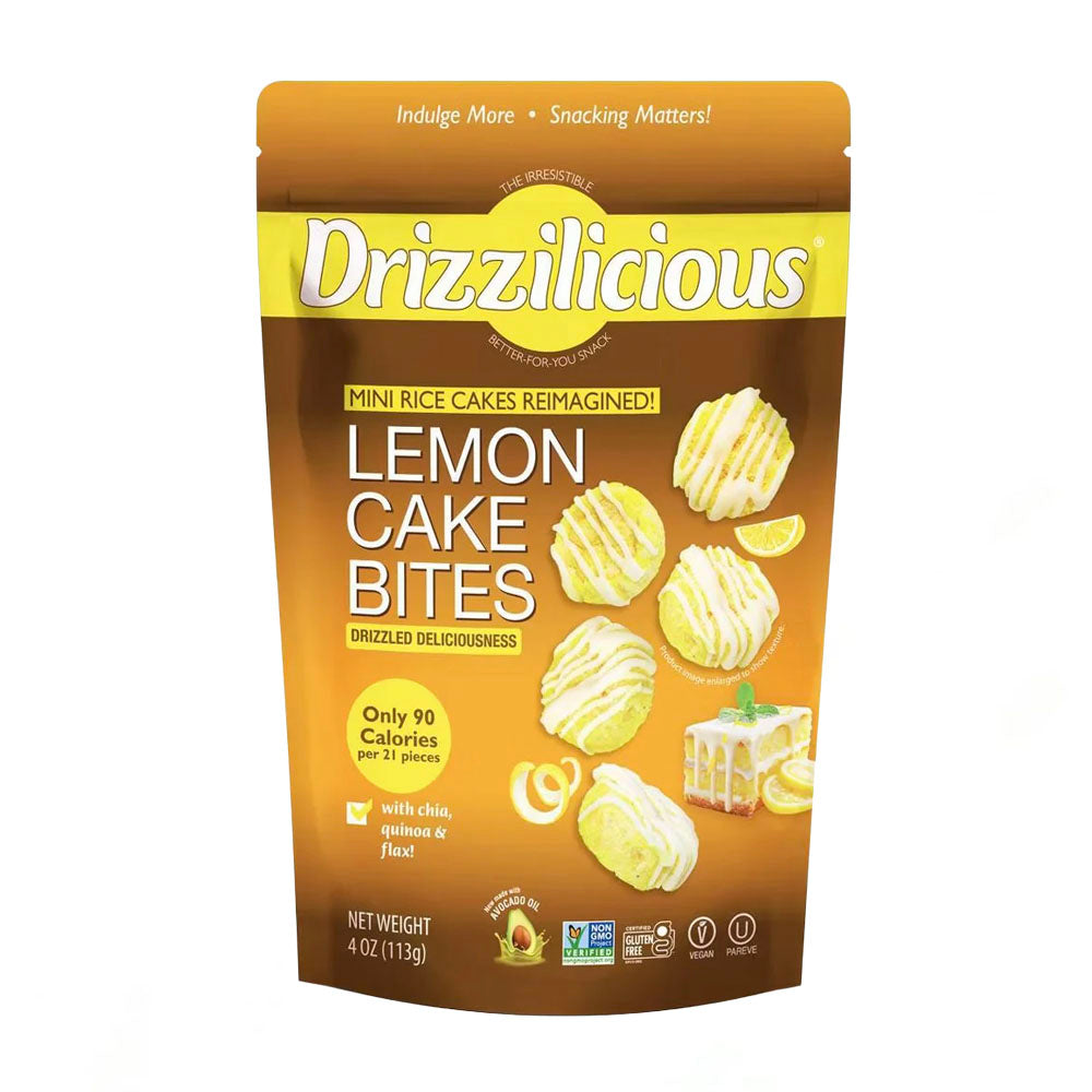 Drizzilicious Mini Rice Cakes Lemon Cake Bites (113g)