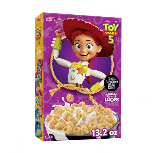 Kellogg’s Vanilla Loops Toy Story 5 Cereal (374g)