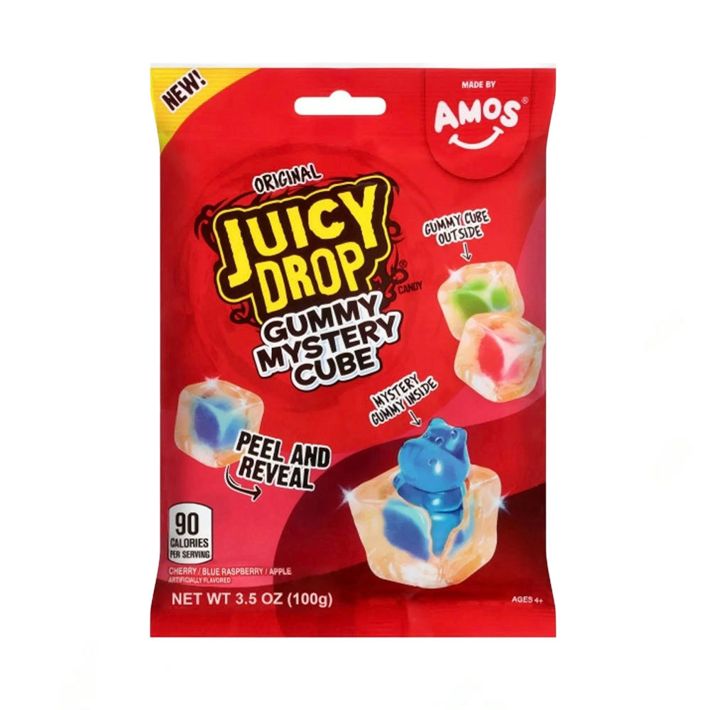 Amos Juicy Drop Gummy Mystery Cube Original (100g)