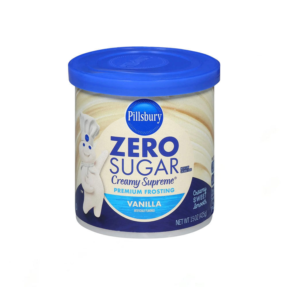 Pillsbury Creamy Supreme Vanilla Zero Sugar Frosting (425g)