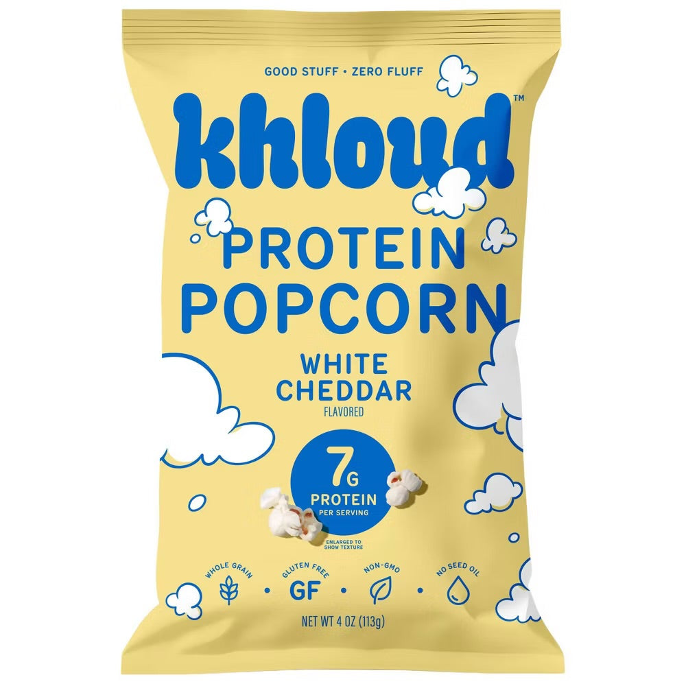 Khloud Protein Popcorn White Cheddar (110g)