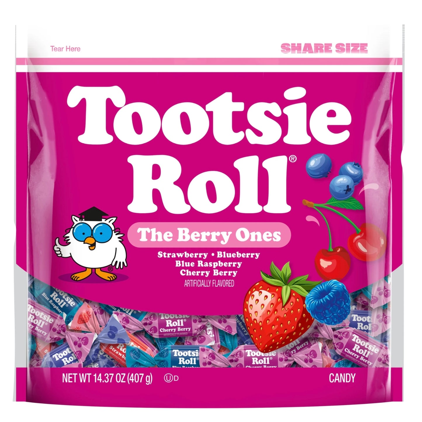 Tootsie Roll The Berry Ones Share Size (407g)