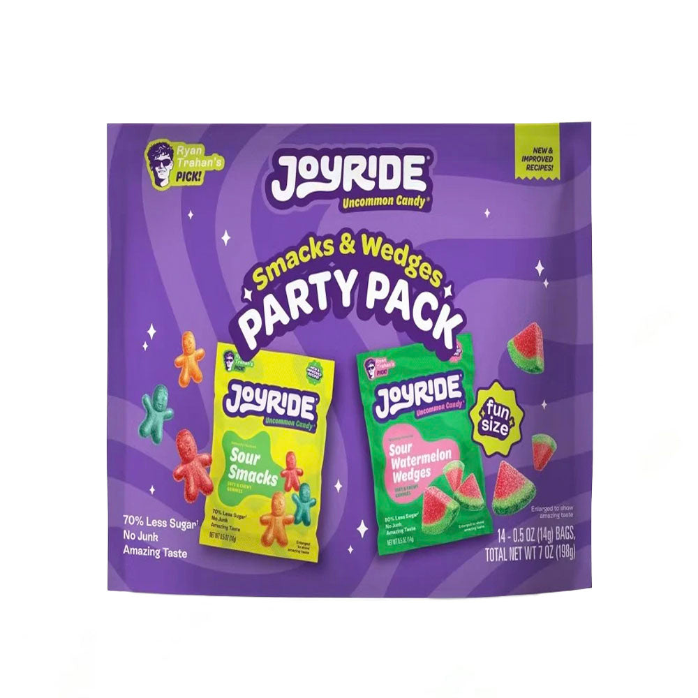 Joyride Smacks & Wedges Party Pack Fun Size (198g)