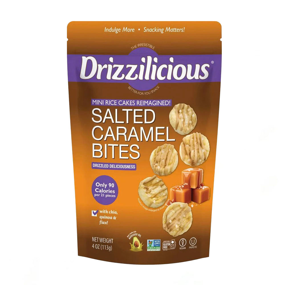 Drizzilicious Mini Rice Cakes Salted Caramel Bites (113g)