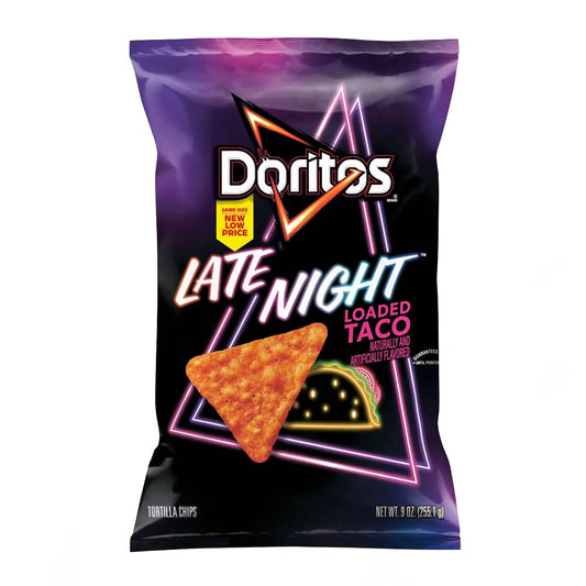 Doritos Late Night Loaded Taco Crisps (255g)