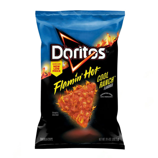 Doritos Flamin Hot Cool Ranch Tortilla Crisps (262g)