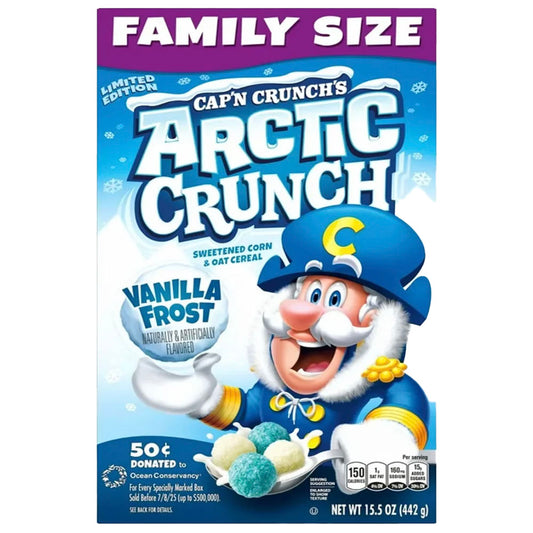 CAP’N CRUNCH Arctic Crunch Vanilla Frost Cereal 442g