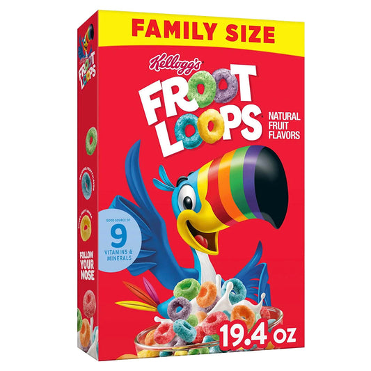 Froot Loops Cereal Family Size 470g
