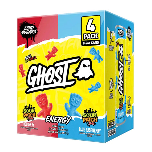 Ghost Energy Sour Patch Kids 4 Pack