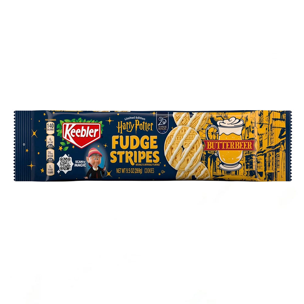 Keebler Harry Potter Fudge Stripes Butterbeer Cookies Limited Edition (269g)