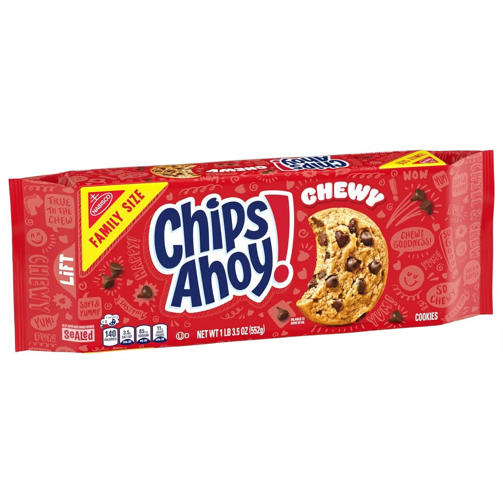 Chips Ahoy Chewy Original Cookies Family Size (552g)