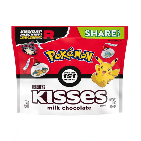 Hershey's Kisses Pokémon Milk Chocolate Special Edition Share Size (255g)
