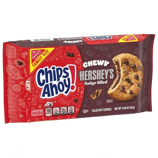Chips Ahoy Chewy Hershey’s Fudge Filled Family Size (421g)