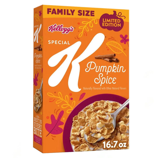 Kellogg's Special K Pumpkin Spice Limited Edition Family Size Cereal (473g)