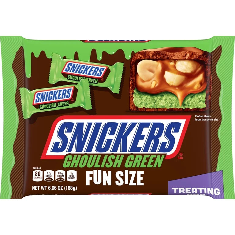 Snickers Ghoulish Green Fun Size (188g)