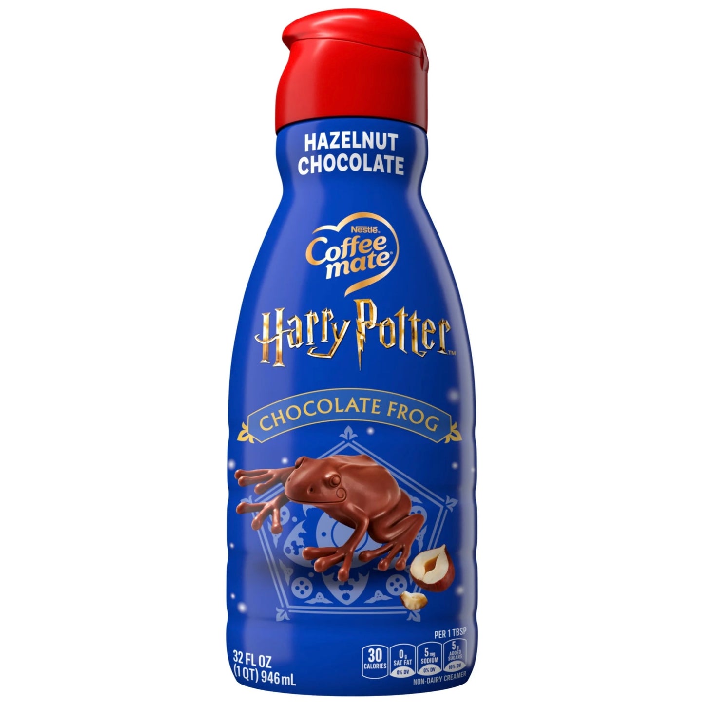 Coffee Mate Harry Potter Hazelnut Chocolate Frog Coffee Creamer (32oz)