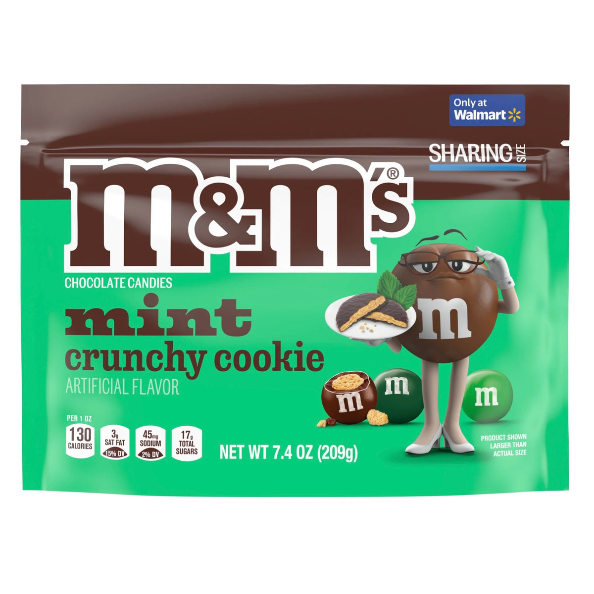 M&M’s Mint Crunchy Cookie Sharing Size (209g)