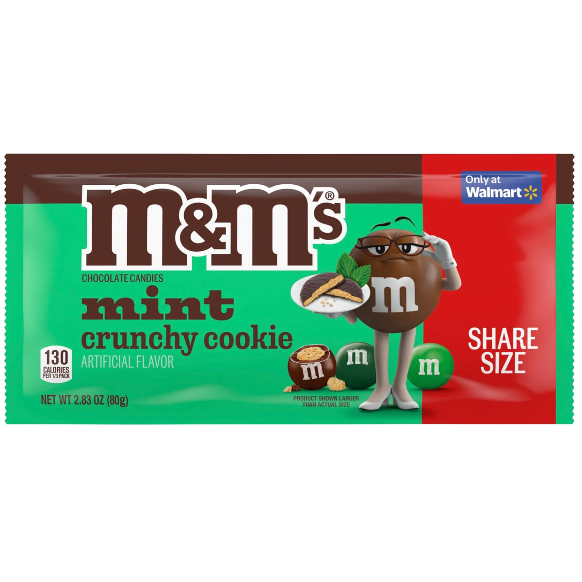 M&M’s Mint Crunchy Cookie Share Size (80g)