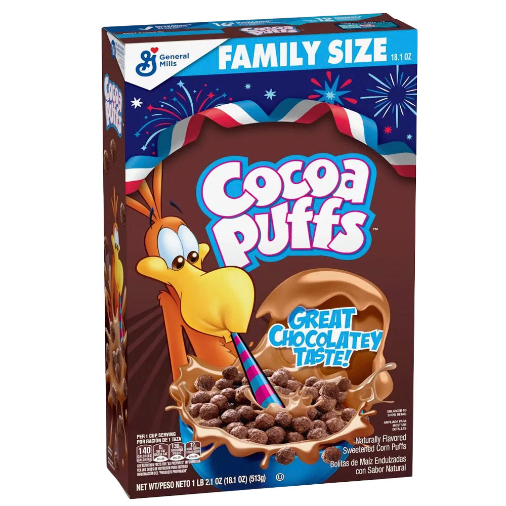 Cocoa Puffs Family Size Cereal (513g)