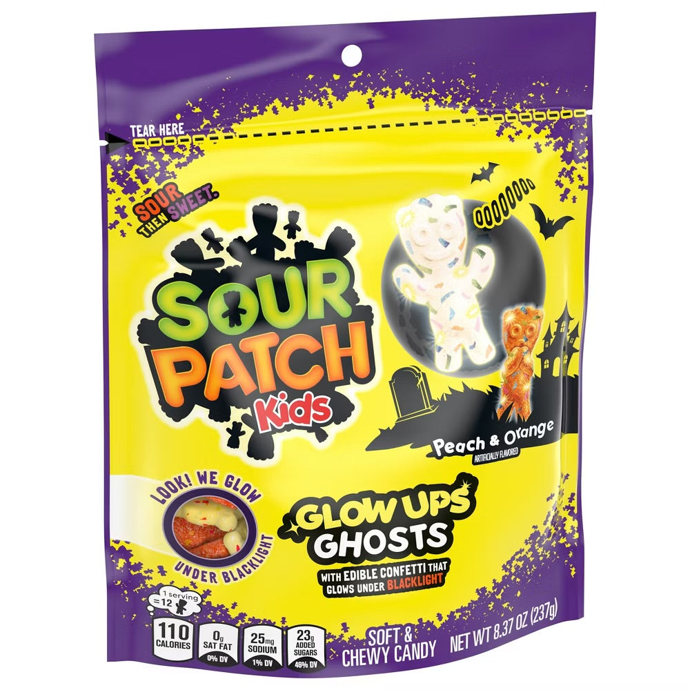 Sour Patch Kids Glow Ups Ghosts (237g)