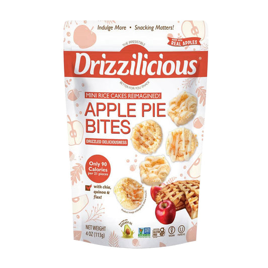 Drizzilicious Mini Rice Cakes Apple Pie Bites (113g)