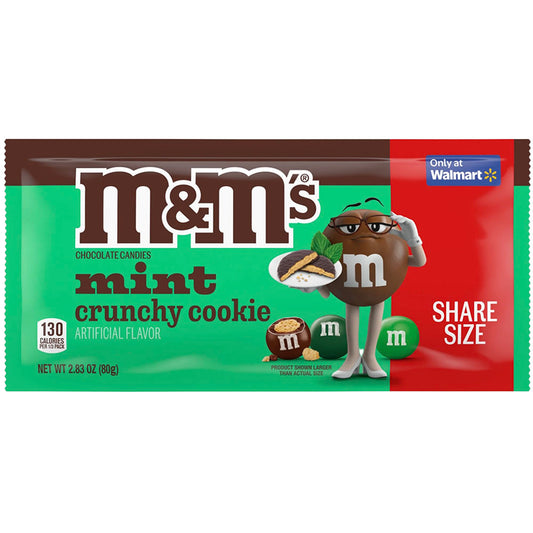 M&M’s Mint Crunchy Cookie Share Size (80g)
