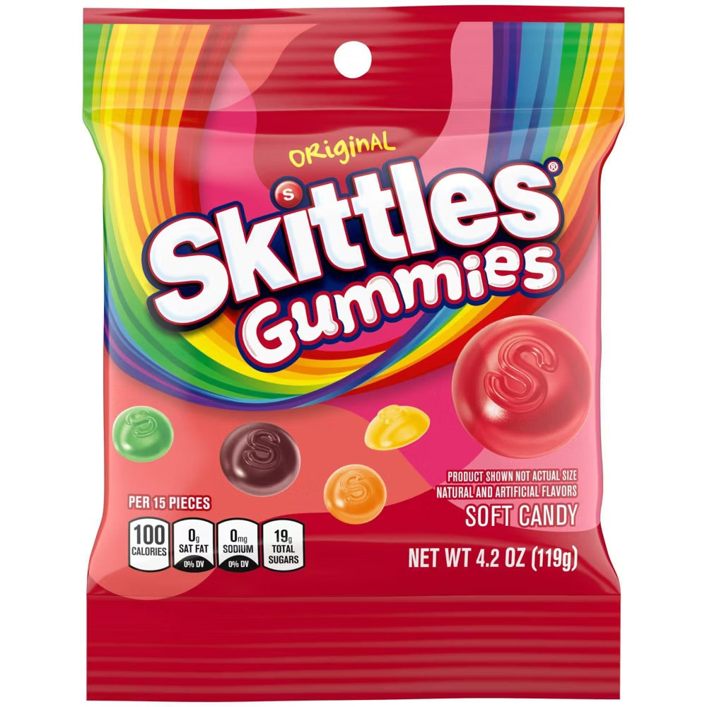 Skittles Gummies Original Bag (119g)