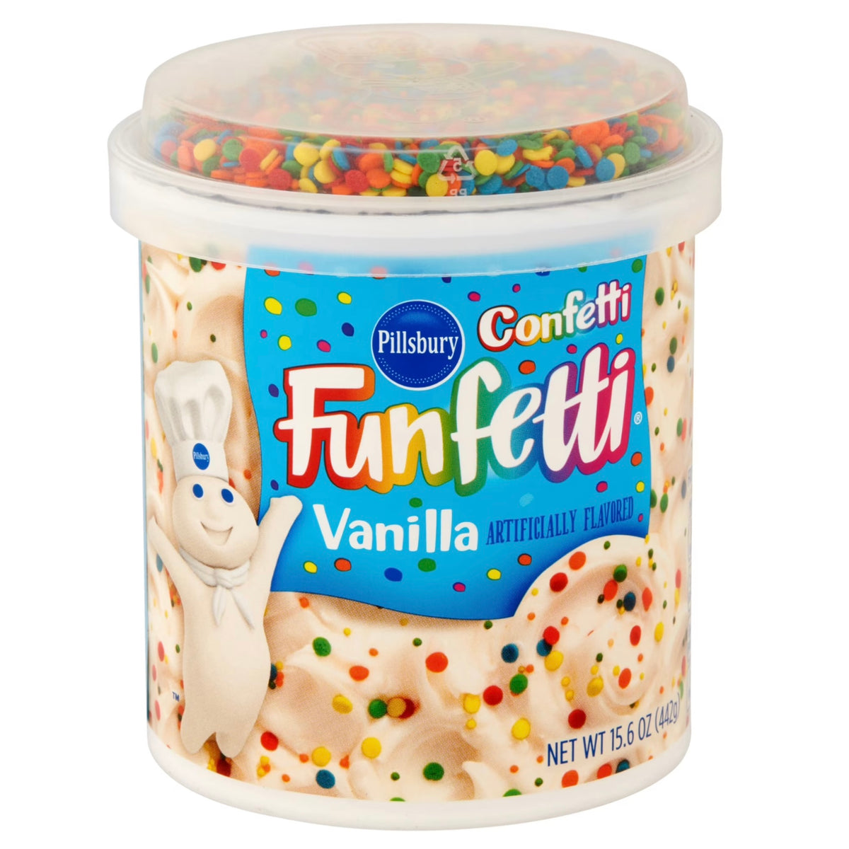 Pillsbury Confetti Funfetti Vanilla Frosting (442g)