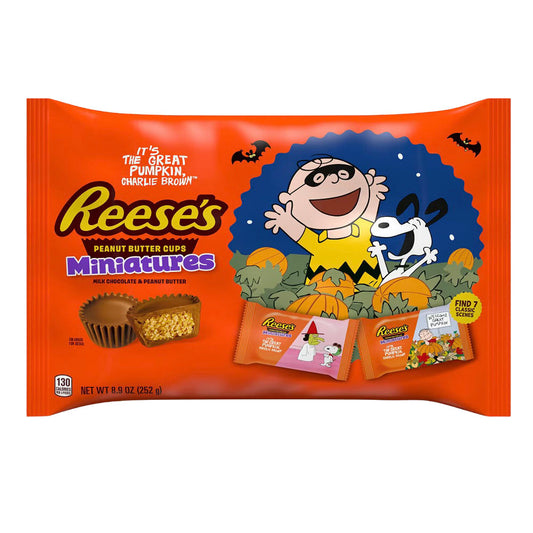 Reese's Peanut Butter Snoopy & Friends Miniature Cups Halloween Edition (252g)