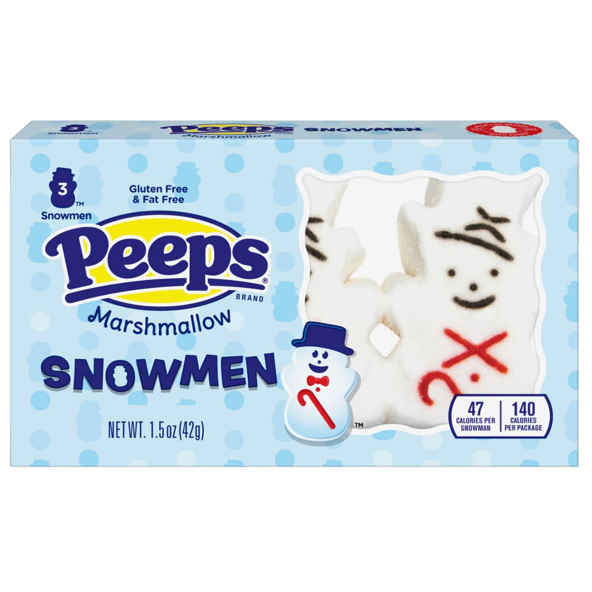 Peeps Marshmallow Snowmen 3 Pack (42g)