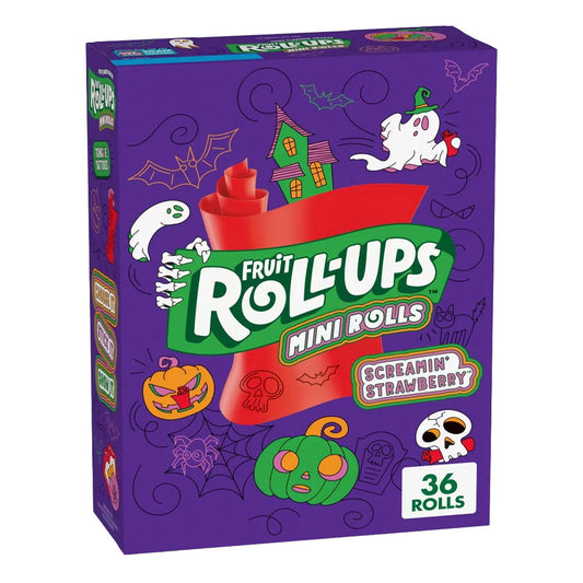 Fruit Roll Ups Screamin’ Strawberry 36 Mini Rolls (377g)