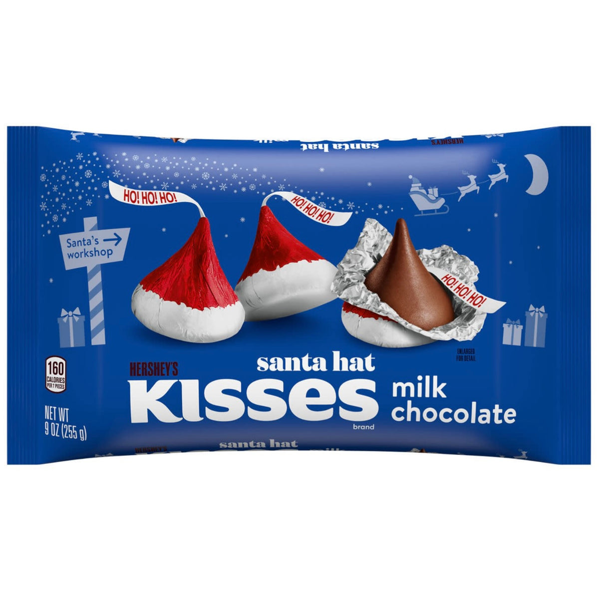 Hershey's Kisses Milk Chocolate Santa Hat (255g)
