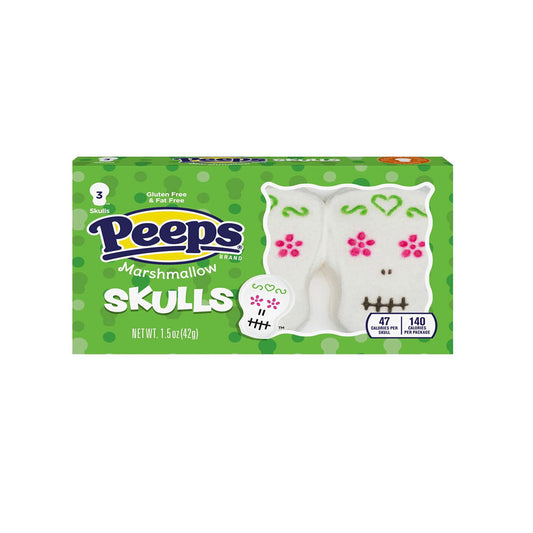 Peeps Marshmallow Skulls 3 Pack (42g)