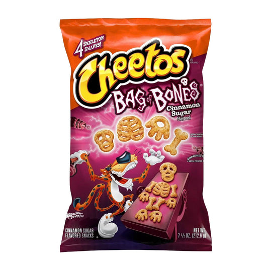 Cheetos Bag of Bones Cinnamon Sugar Crisps (212g)
