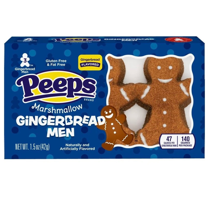 Peeps Marshmallow Gingerbread Men 3 Pack (42g)