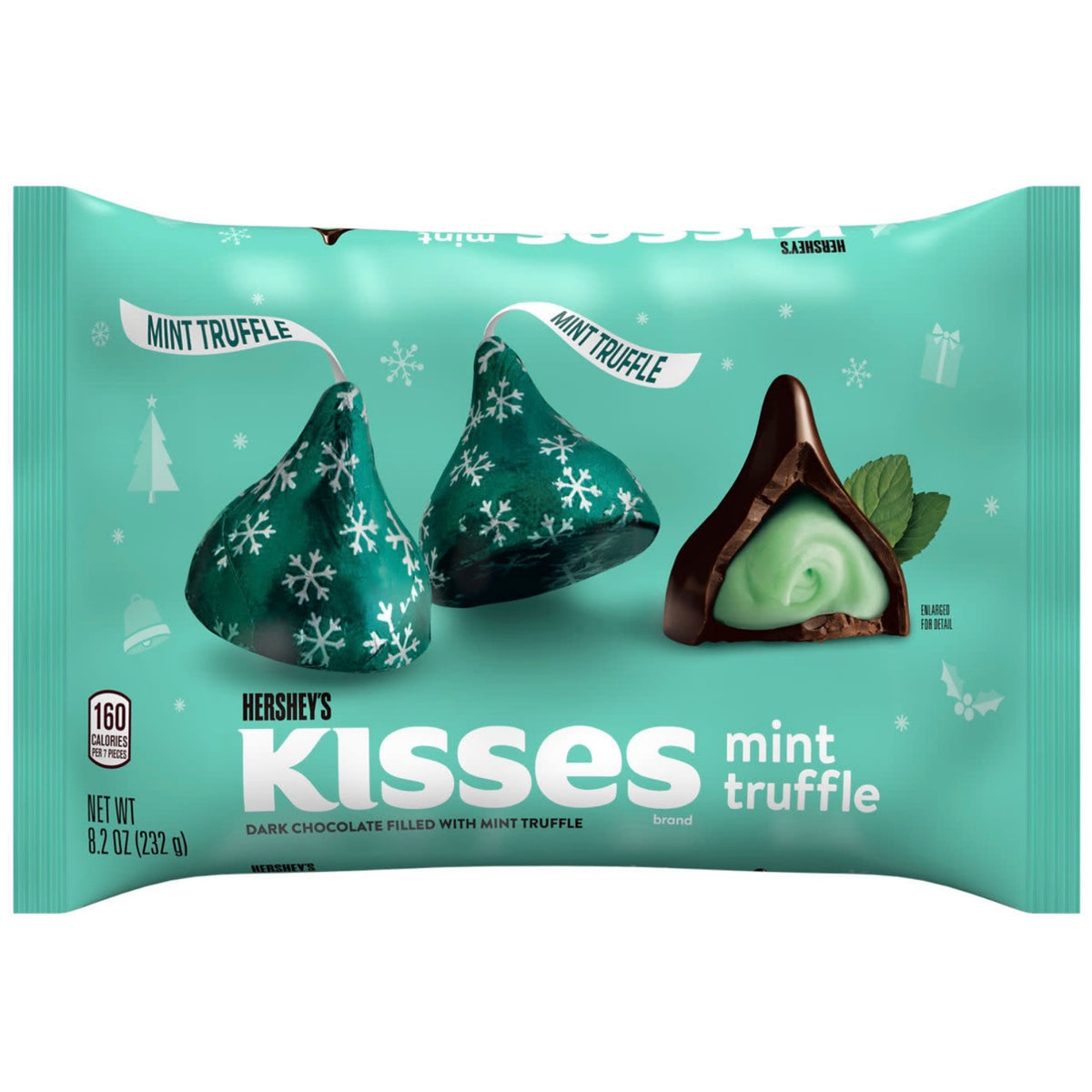 Hershey's Kisses Mint Truffle (232g)