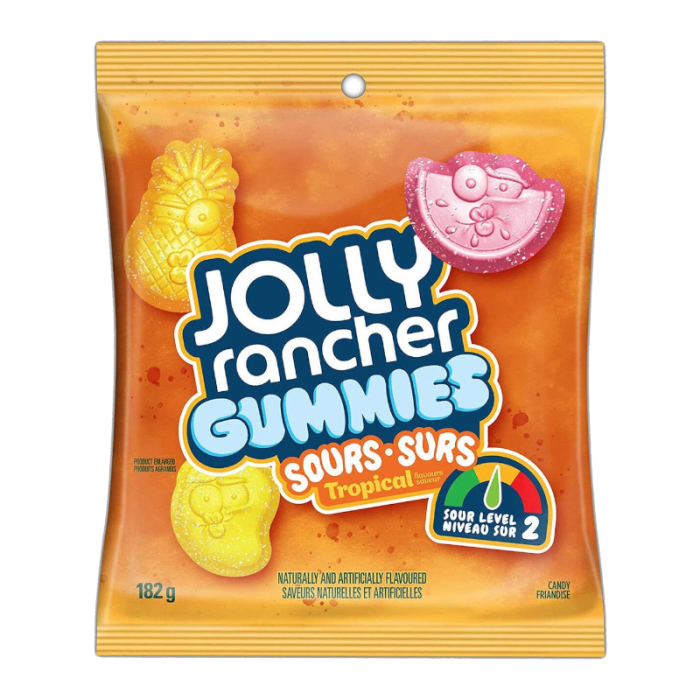 Jolly Rancher Sours Tropical (182g) UK COMPLIANT