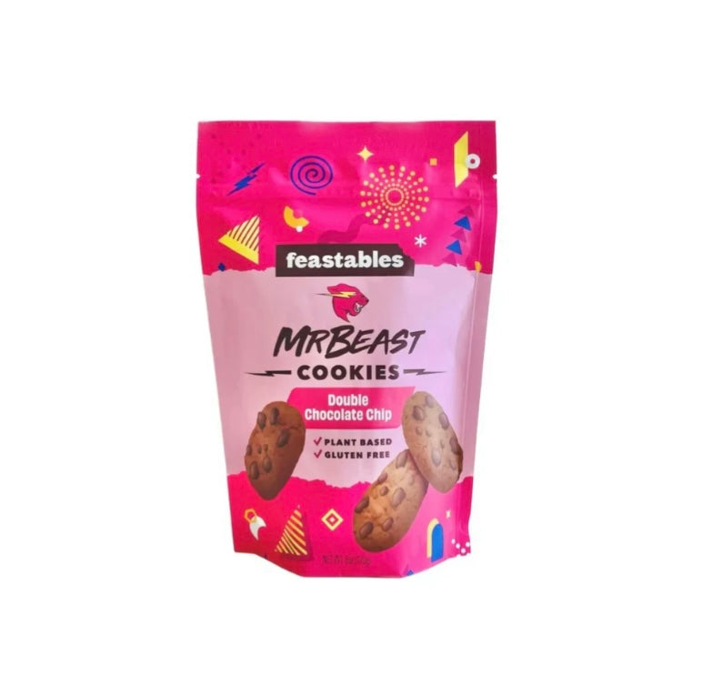 MrBeast Feastables Double Chocolate Chip Cookies