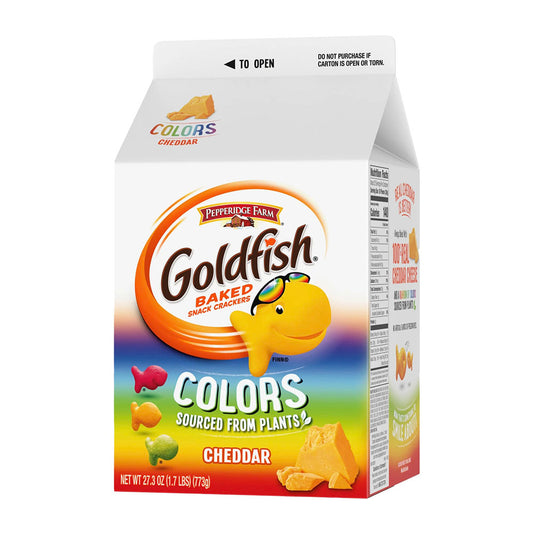 Goldfish Colours Cheddar Carton (773g)