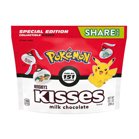 Hershey's Kisses Pokémon Milk Chocolate Special Edition Share Size (286g)
