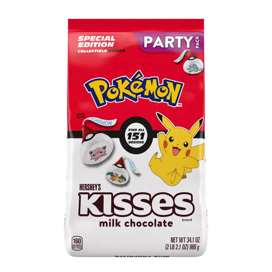 Hershey's Kisses Pokémon Milk Chocolate Special Edition Party Size (966g)