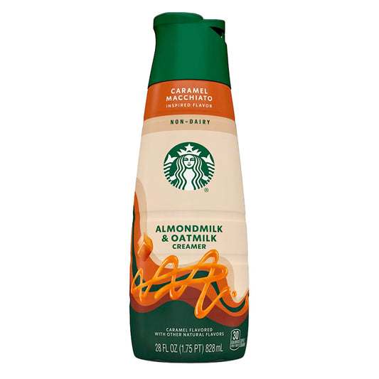 Starbucks Almond & Oat Milk Caramel Macchiato Creamer (28oz)