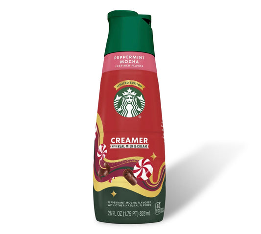 Starbucks Peppermint Mocha Limited Edition Creamer (28oz)