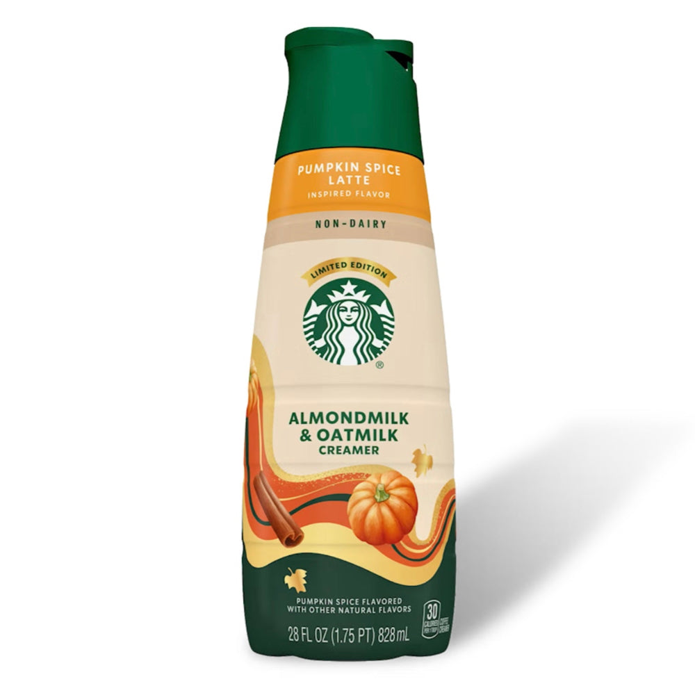 Starbucks Almond & Oat Milk Pumpkin Spice Latte Limited Edition Creamer (28oz)