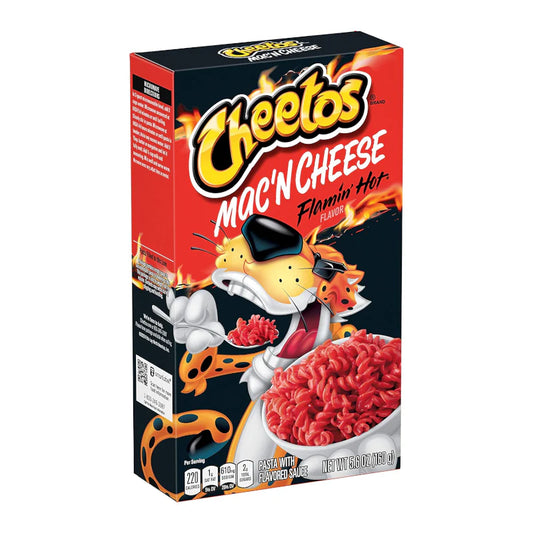 Cheetos Flamin Hot Mac n Cheese Box