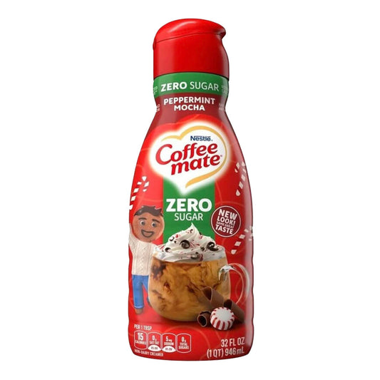 Coffee Mate Peppermint Mocha Zero Sugar Coffee Creamer (32oz)