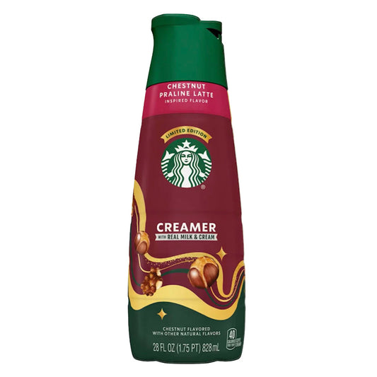 Starbucks Chestnut Praline Latte Limited Edition Creamer (28oz)