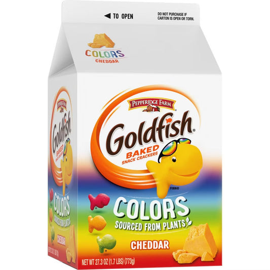 Goldfish Colours Cheddar Carton (773g)